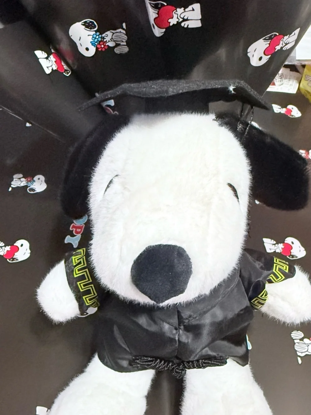 Graduation Plush Bouquet Kit w/ Wrapping Paper & 2 Yards Ribbon